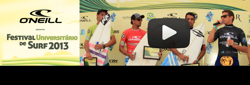 Vídeo – O´Neill Universitário de Surf 2013